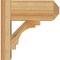 Ekena Millwork Merced Craftsman Rough Sawn Outlooker, Western Red Cedar, 6"W x 12"D x 12"H OUT06X12X12MRC04RWR - alternate 4
